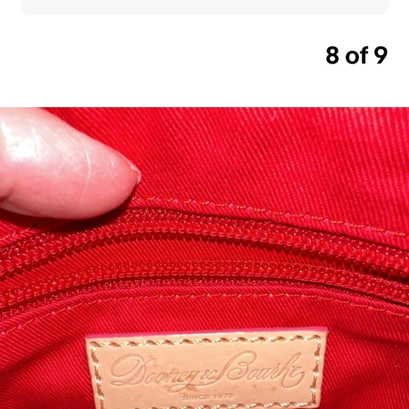 Dooney & Bourke Pink Checkered Crossbody Bag - Picture 7 of 9